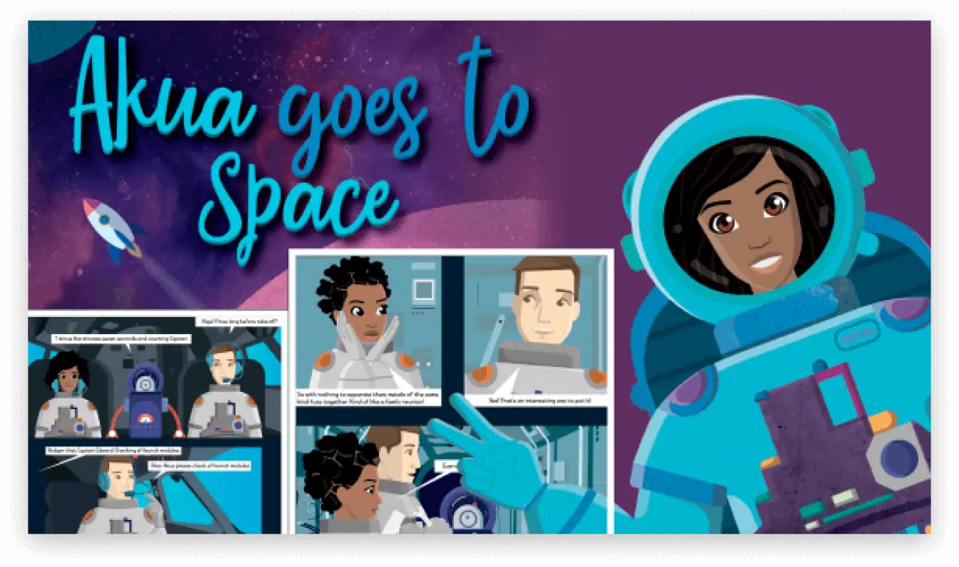 Akua goes to space